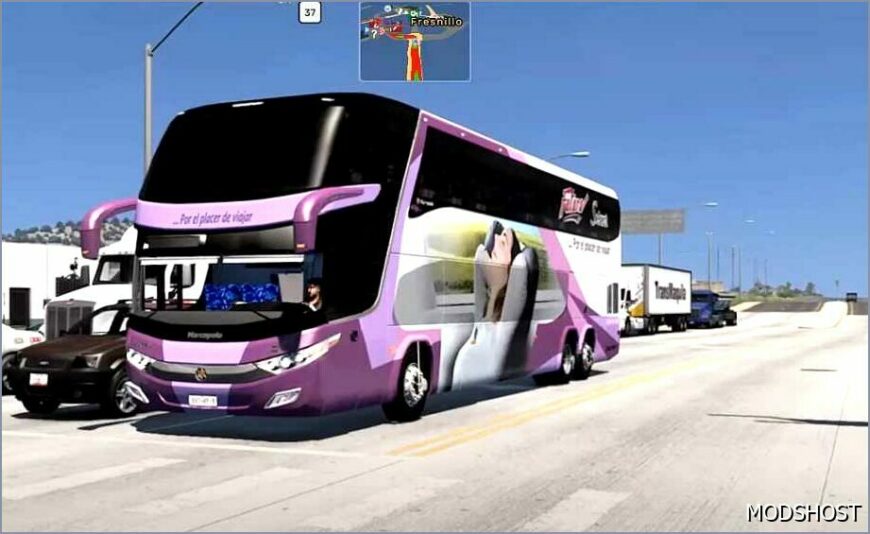 ETS2 Marcopolo Mod: Autobus Marcopolo G7 1800 DD (Featured)