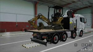 ETS2 RJL Part Mod: Crane Chassis V1.4 1.52 (Image #3)