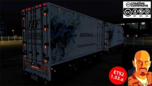 ETS2 BDF Mod: Flower Shuttle BDF Trailer V2.1 (Image #2)