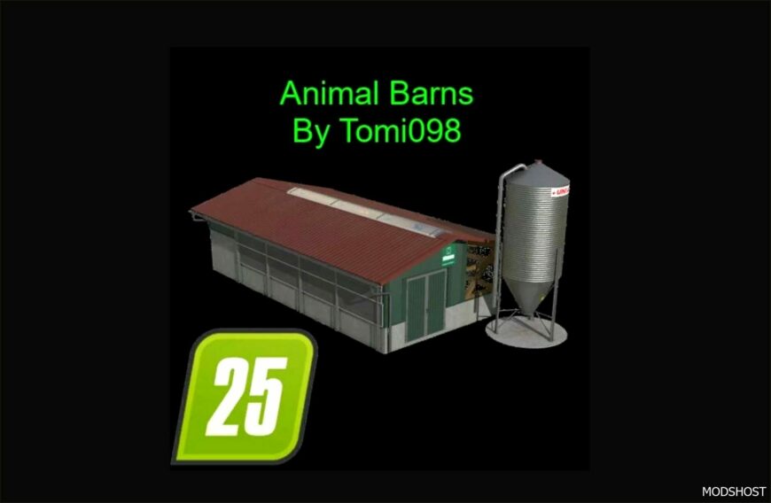 FS25 Building Mod: Animal Barns Pack (Featured)