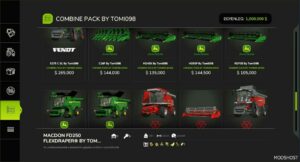 FS25 Mod: Combine and Headers Pack (Featured)