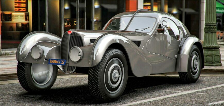 GTA 5 Bugatti Vehicle Mod: Type 57 Bugatti (Featured)