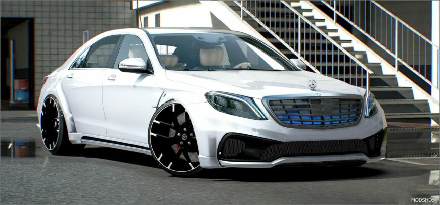 GTA 5 Mercedes-Benz Vehicle Mod: Mercedes S63 Wald Widebody (Featured)