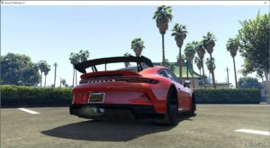 GTA 5 Vehicle Mod: Pister 911 GT3 992 Add-On V1.1 (Image #3)