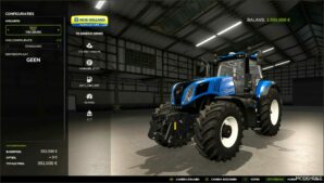 FS25 New Holland Large Mod: T8.1050 Genesis (Image #2)