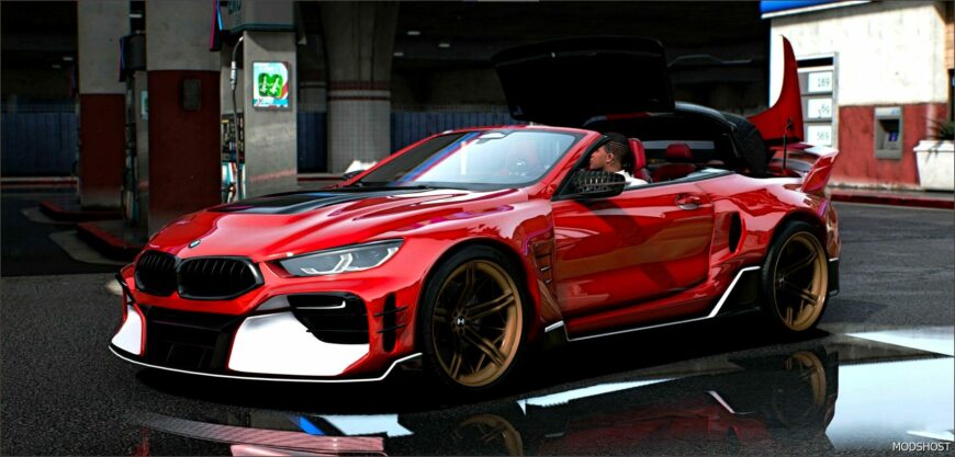 GTA 5 BMW Vehicle Mod: M8 Hycade Convertible (Featured)