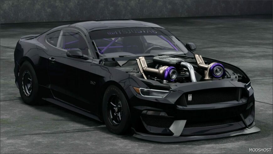 BeamNG Ford Car Mod: Mustang S550 Pewpiw 0.33 (Featured)