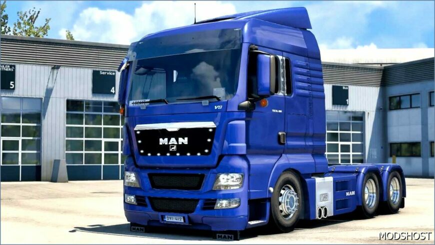 ETS2 MAN Truck Mod: TGX 2010 by XBS V5.8.6 (Featured)