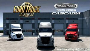 ETS2 Freightliner Truck Mod: Cascadia 2024 by Soap98 1.53 (Featured)