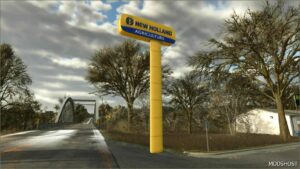 FS25 New Holland Building Mod: Dealer Signboard (Image #2)