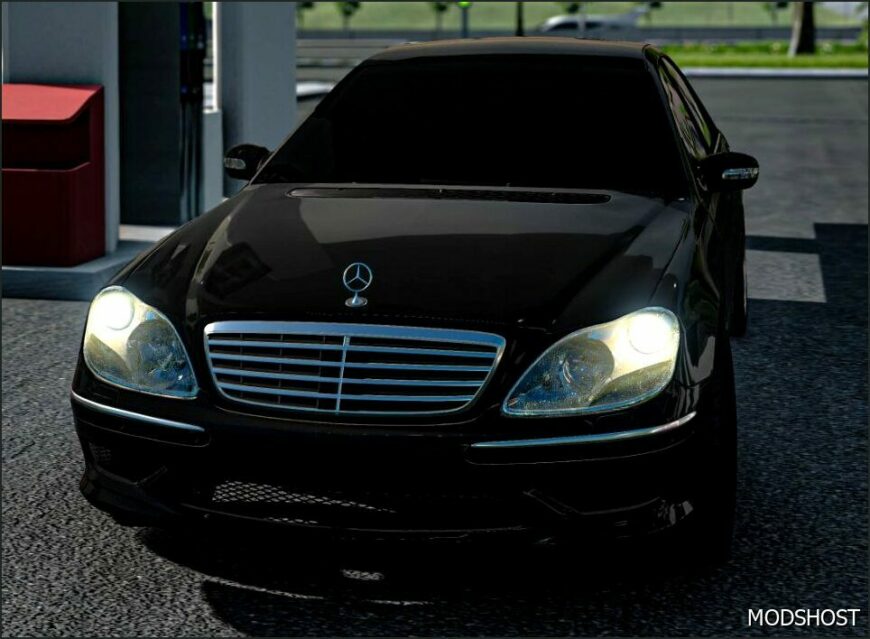 BeamNG Mercedes-Benz Car Mod: S-Class (W220) 2013-2017 0.33 (Featured)