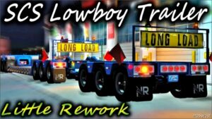 ATS Mod: SCS Lowboy Trailer Little Rework V1.2 (Featured)