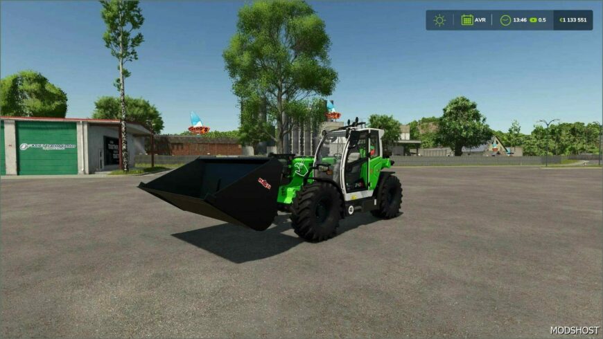 FS25 Telehandler Mod: 50000L Bucket for Telescopic Handlers (Featured)