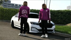 GTA 5 Player Mod: Chrome Hearts Sweater (Image #5)