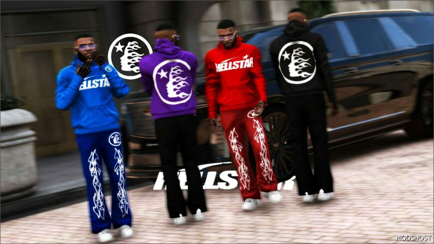 GTA 5 Player Mod: Hellstar Pullover Hoodie (Featured)