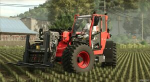 FS25 Forklift Mod: Sennebogen 340G Wide Tires + Colored Rims/Chassis (Image #3)