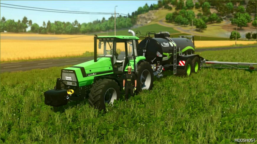 FS25 Tractor Mod: Deutz Agrostar 8.31 Animated Door and More (Featured)