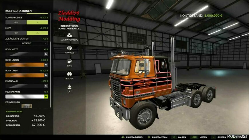 FS25 Truck Mod: International Transstar (Featured)