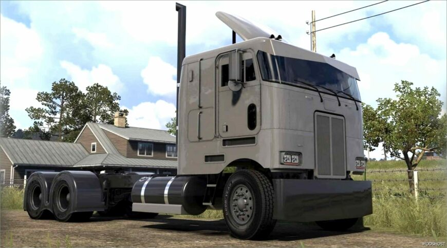 ATS Peterbilt Truck Mod: Pete 362 Cabover V4.0 1.53 (Featured)