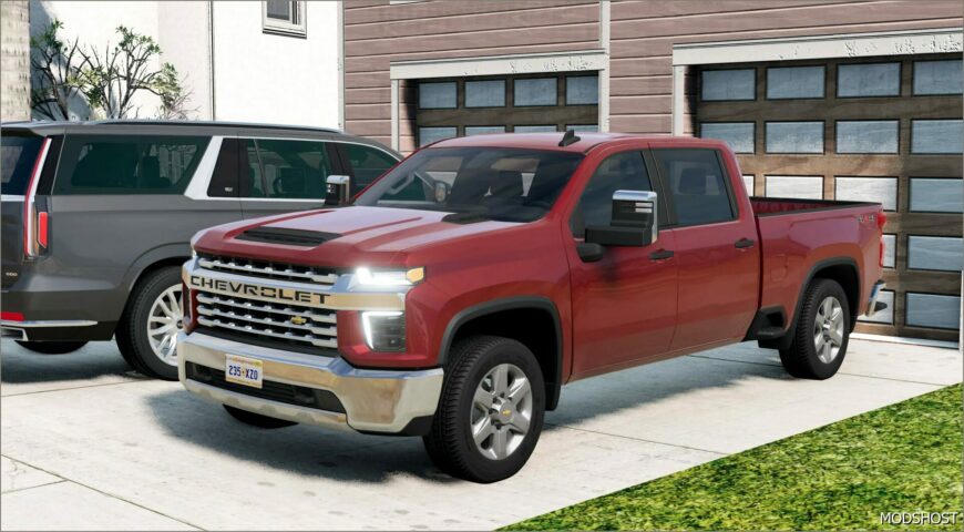 BeamNG Chevrolet Car Mod: Silverado 2500HD 0.33 (Featured)