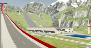 BeamNG Mod: Arena Car Jump Map 0.33 (Featured)