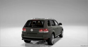 BeamNG Volkswagen Car Mod: Touareg (7L) | Pre-Facelift & Facelift V1.1 Reworked 0.33 (Featured)