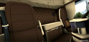 ETS2 RJL Mod: 4Series Cream&Brown Interior 1.53 (Image #2)