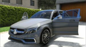 GTA 5 Mercedes-Benz Vehicle Mod: AMG C63 Estate Add-On V0.1 (Featured)