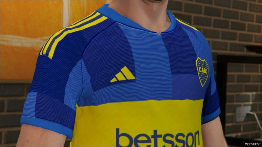 GTA 5 Player Mod: Boca Juniors 23/24 (Featured)