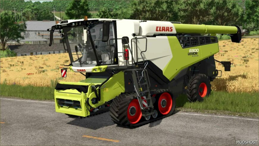 FS25 Claas Harvester Mod: Lexion 6900/8000 19.500L (Featured)