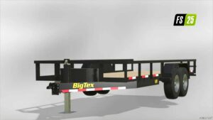 FS25 Mod: Bigtex 24FT Trailer (Featured)