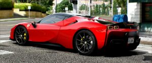 GTA 5 Ferrari Vehicle Mod: SF90 Spider Assetto Fiorano 2022 (Image #2)