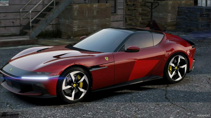 GTA 5 Ferrari Vehicle Mod: 12 Cilindri 2024 (Featured)