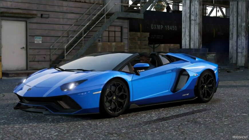 GTA 5 Lamborghini Vehicle Mod: 2022 Lamborghini Aventador Ultimae LP780-4 Roadster (Featured)