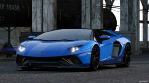 GTA 5 Lamborghini Vehicle Mod: 2022 Lamborghini Aventador Ultimae LP780-4 Roadster (Image #2)