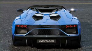 GTA 5 Lamborghini Vehicle Mod: 2022 Lamborghini Aventador Ultimae LP780-4 Roadster (Image #3)