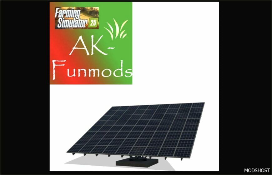 FS25 Solar Mod: Small Photovoltaic System-Produces (Featured)