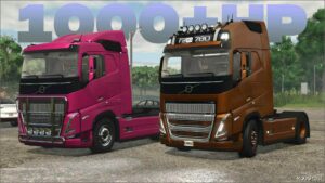 FS25 Volvo Truck Mod: Pack Volvo FH16 (1000 CH) (Featured)