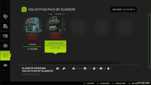 FS25 Volvo Truck Mod: Pack Volvo FH16 (1000 CH) (Image #2)