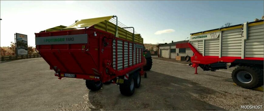 FS25 Forage Mod: Poettinger Loading Wagon Pack V1.1 (Featured)