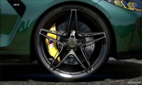 GTA 5 Vehicle Mod: Wheel Corse Werks EX D101 Add-On Replace (Featured)