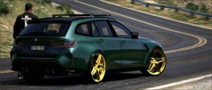 GTA 5 Vehicle Mod: Wheel Corse Werks EX D101 Add-On Replace (Image #3)