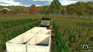 FS25 Mod: Vine Hand Harvest Trailer V1.0.0.1 (Image #2)