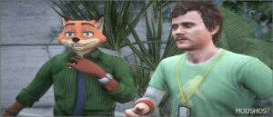 GTA 5 Player Mod: Nick Wilde “Zootopia” Add-On PED (Image #4)