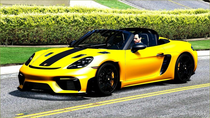 GTA 5 Vehicle Mod: Pfister 718 Spyder RS Add-On (Featured)