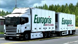 ETS2 Mod: Bussbygg Chassis+Drawbar Trailer V1.4.6 (Featured)