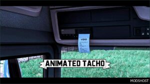 ETS2 Scania Part Mod: Animated Tachograph VDO V5.0 (Featured)