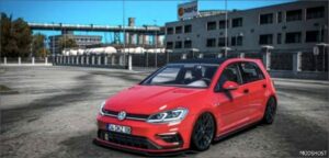 ETS2 Volkswagen Car Mod: Golf R Line 7.5 2018 (Featured)