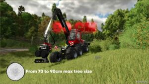 FS25 Komatsu Forestry Mod: 951 (90CM MAX Tree Size) (Image #2)