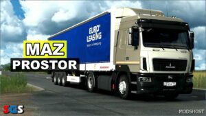 ETS2 MAZ Truck Mod: 5440E9 Prostor V3.2 (Featured)